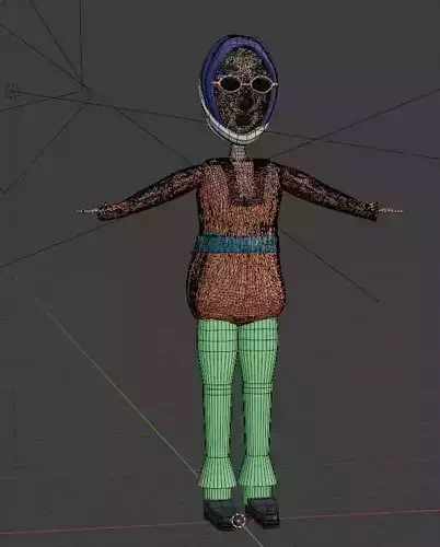 3D cartoon character