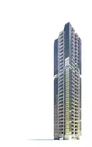 Grey Facade Skyscraper