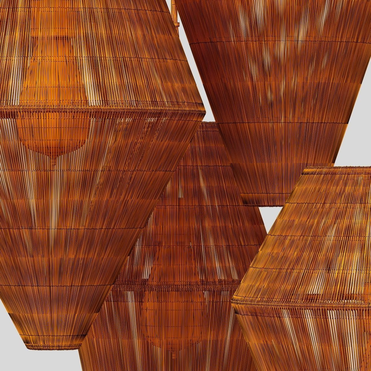 Lamp barrel big rattan n8 3D model_10