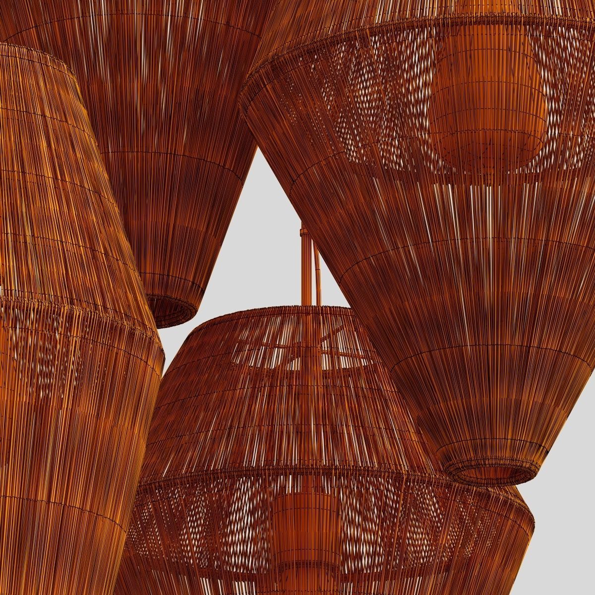 Lamp barrel big rattan n8 3D model_14