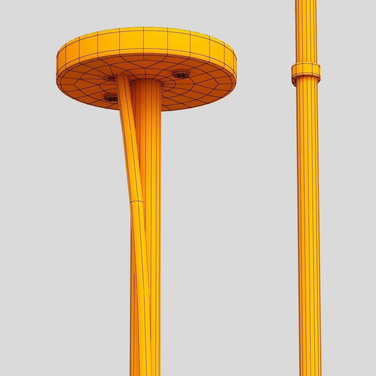 Lamp barrel big rattan n8 3D model_15