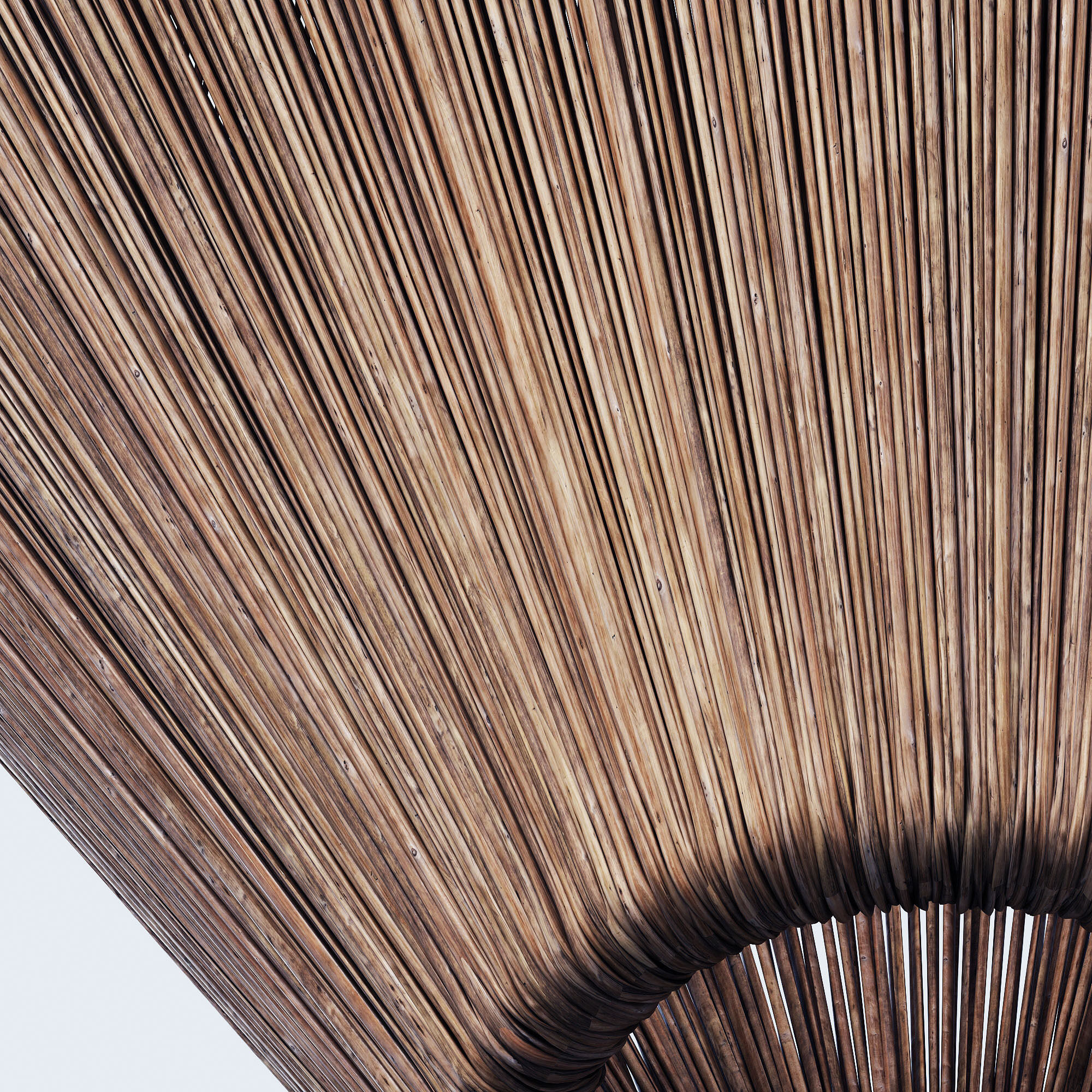 Lamp barrel big rattan n8 3D model_3