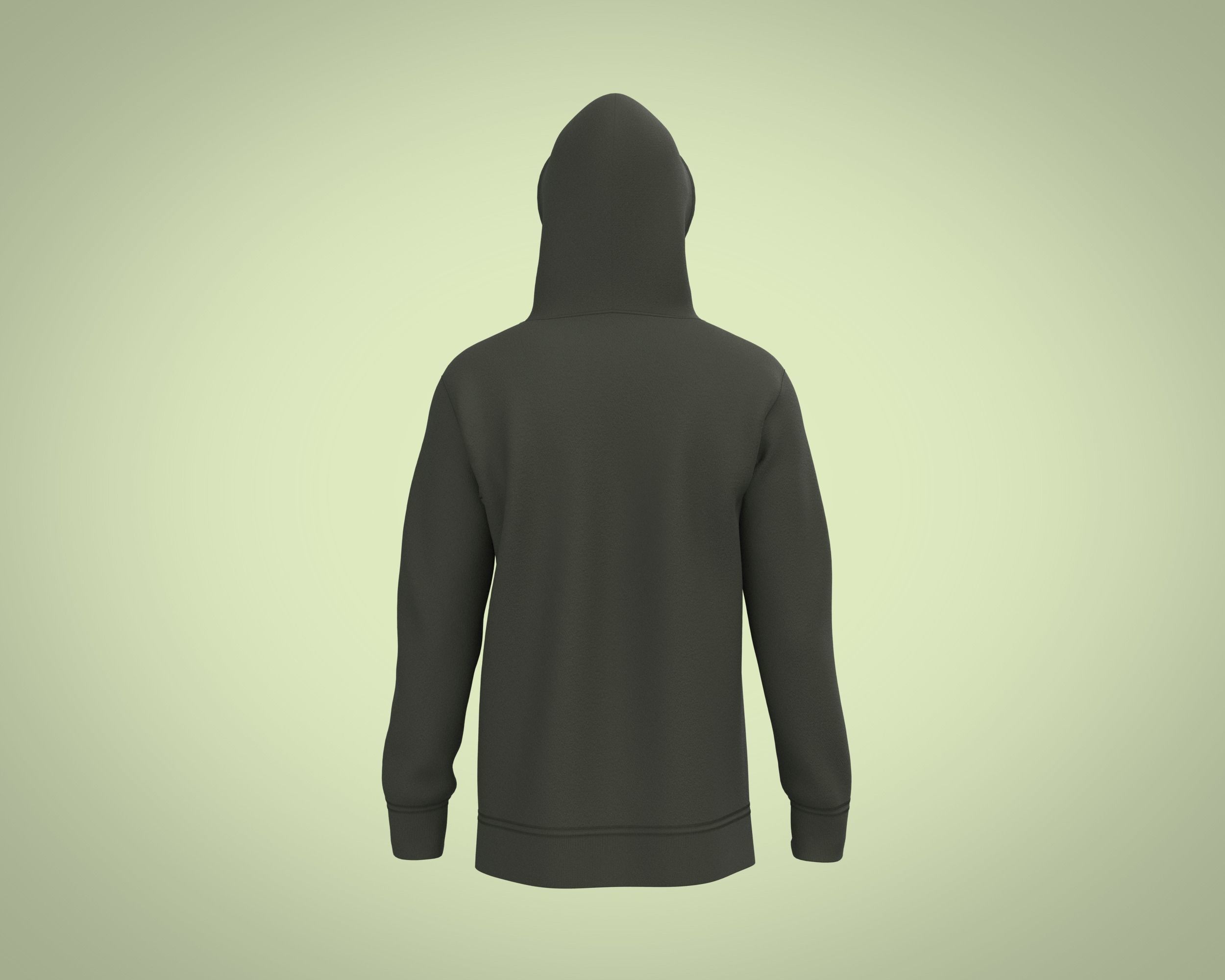 Nike Mens Pullover Fleece Soccer Hoodie 3D model_3