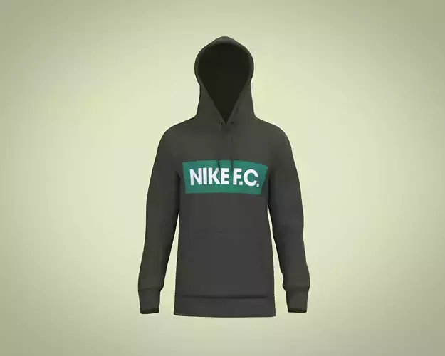 Nike Mens Pullover Fleece Soccer Hoodie 3D model