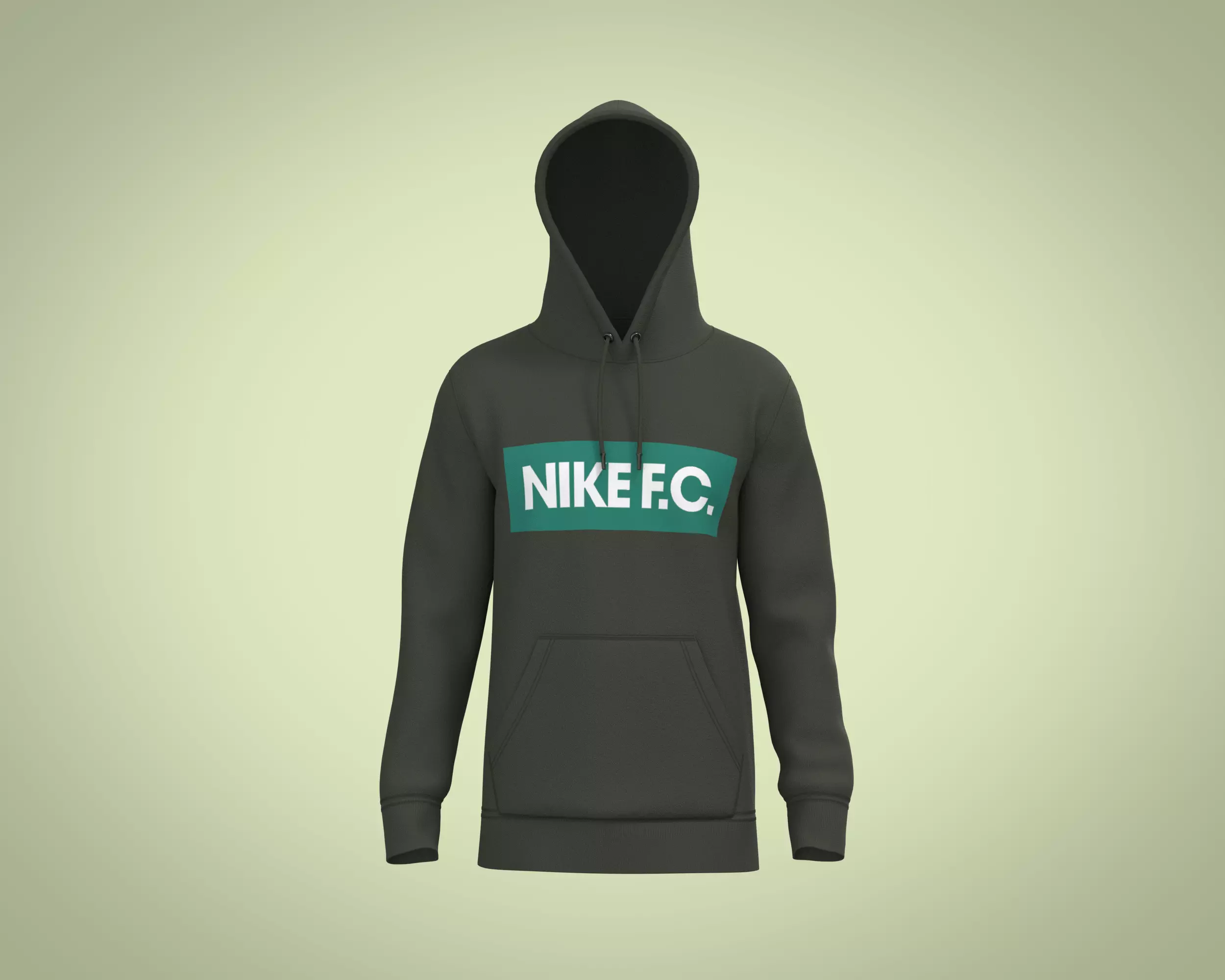 Nike Mens Pullover Fleece Soccer Hoodie 3D model_0