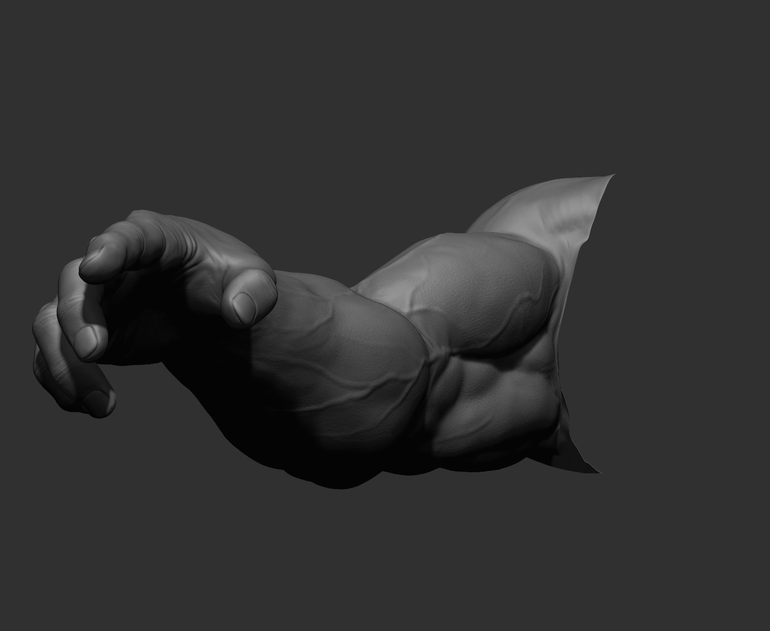 12 male arms 3D model_64