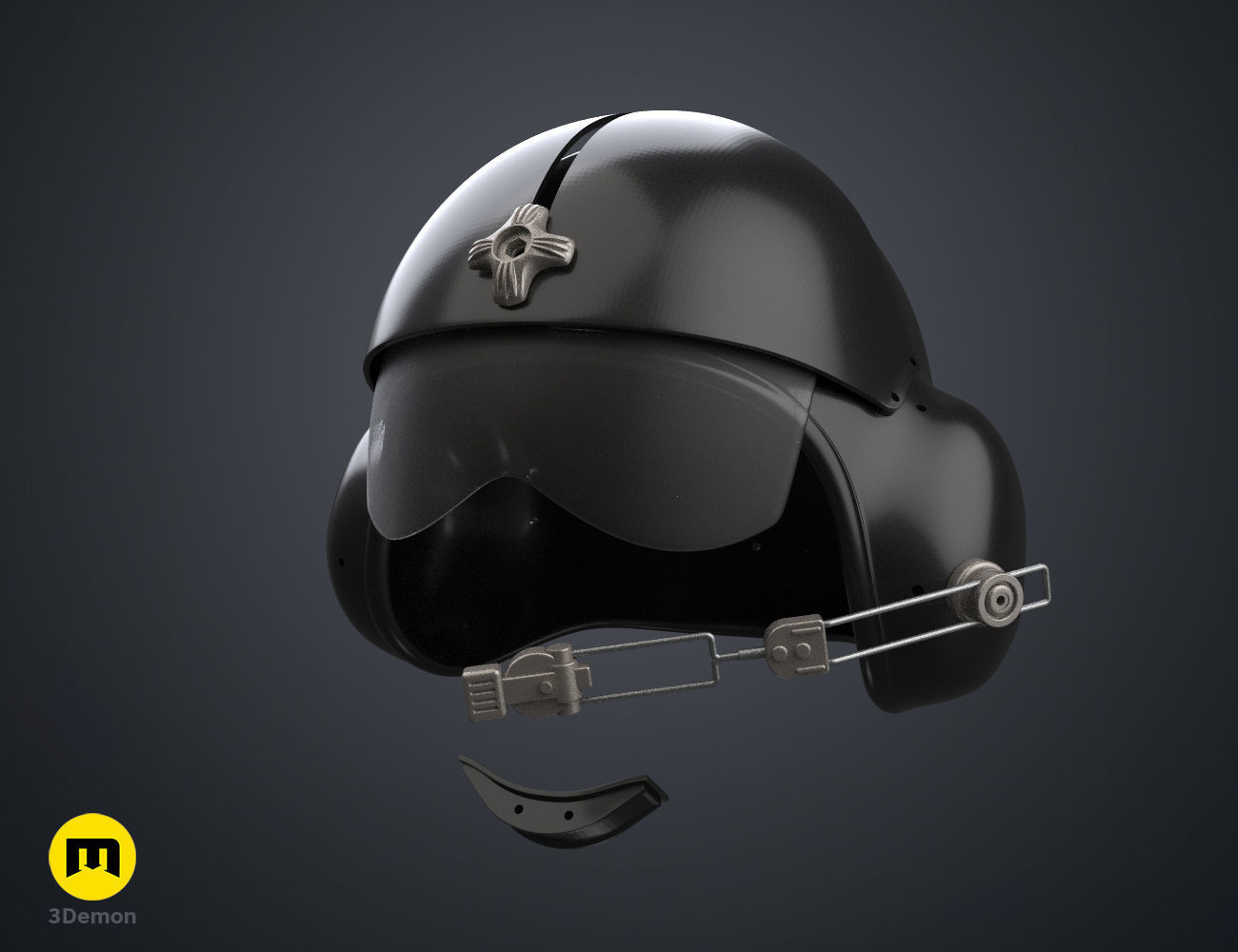 Military helmet AM-95 and SPH-4 3D print model_11