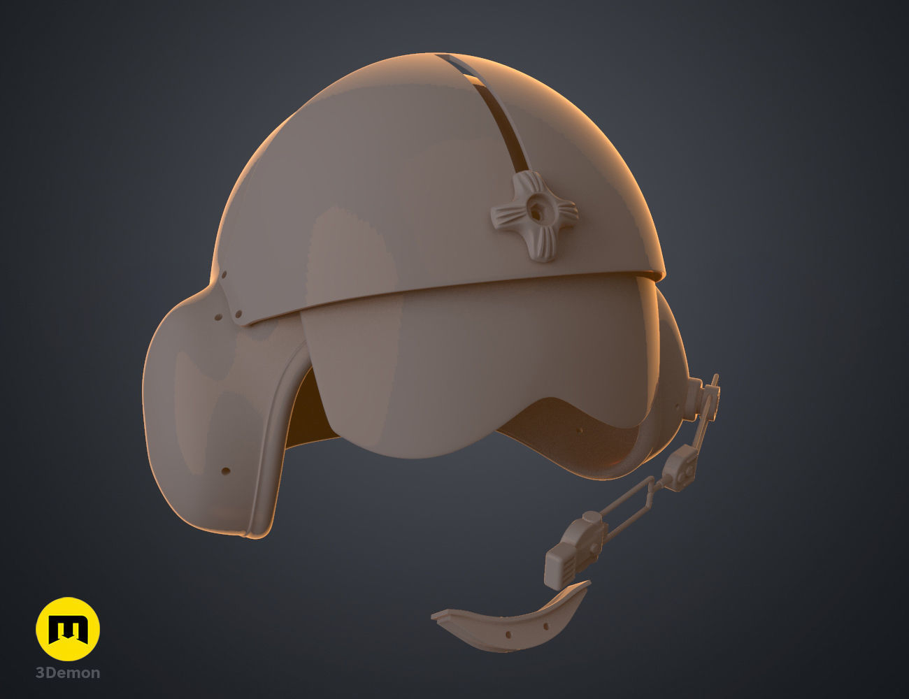 Military helmet AM-95 and SPH-4 3D print model_16