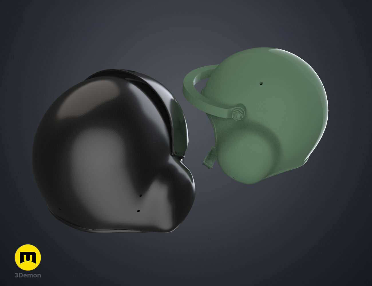 Military helmet AM-95 and SPH-4 3D print model_19