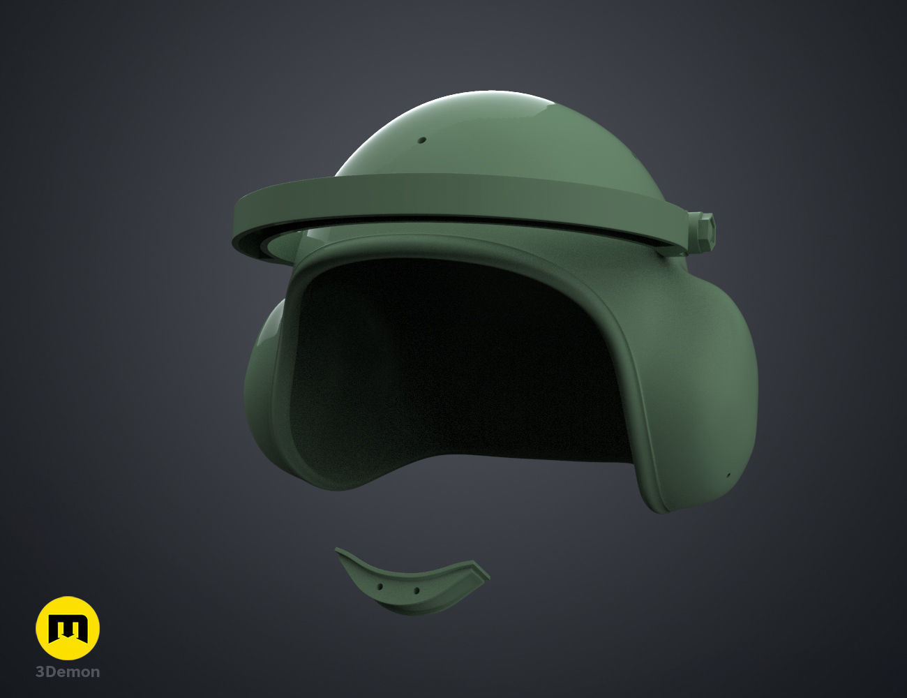 Military helmet AM-95 and SPH-4 3D print model_12