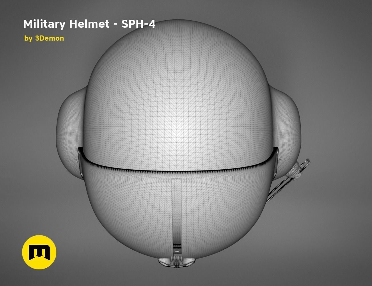 Military helmet AM-95 and SPH-4 3D print model_23
