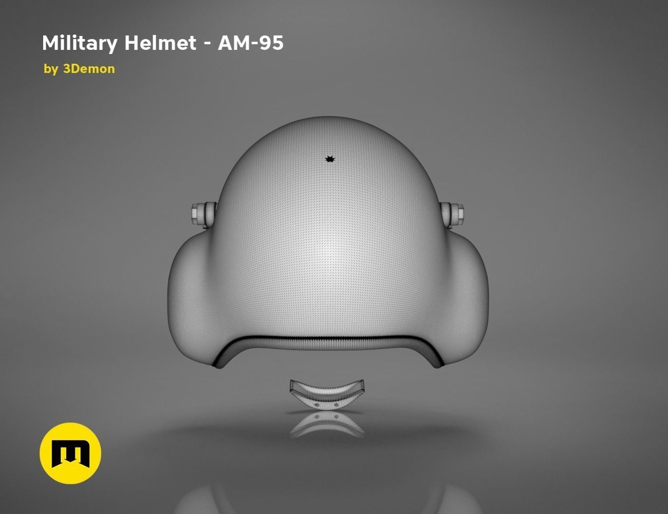 Military helmet AM-95 and SPH-4 3D print model_20