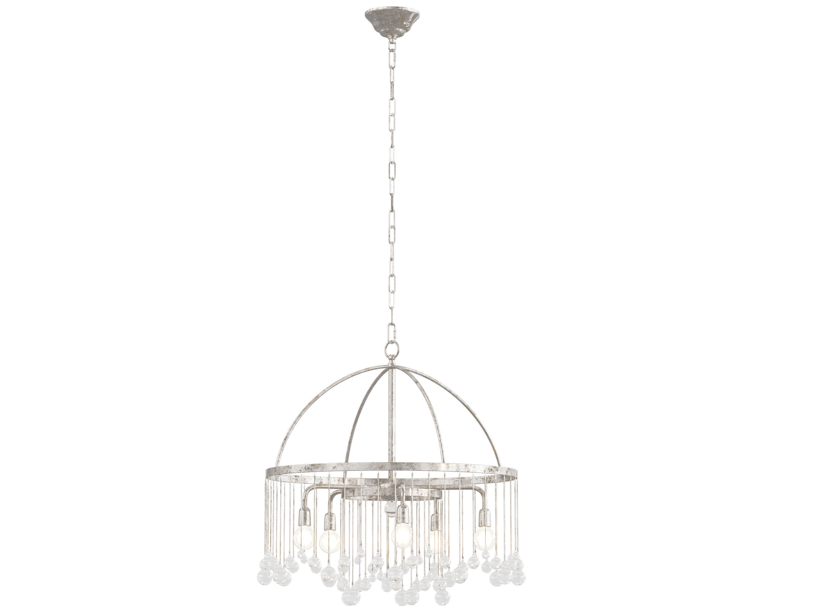 Aubrey Round Chandelier 2 tier 3D model_5