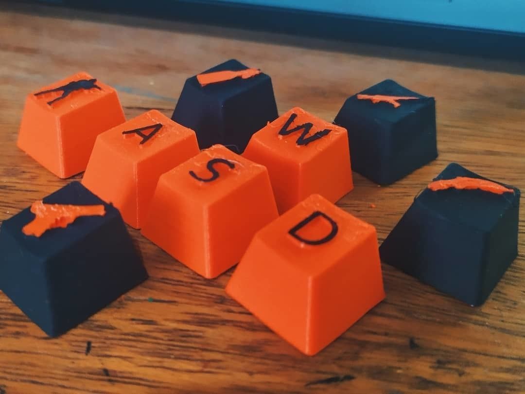 Keycaps from CSGO Counter Strike Global Offensive 3D print model_14