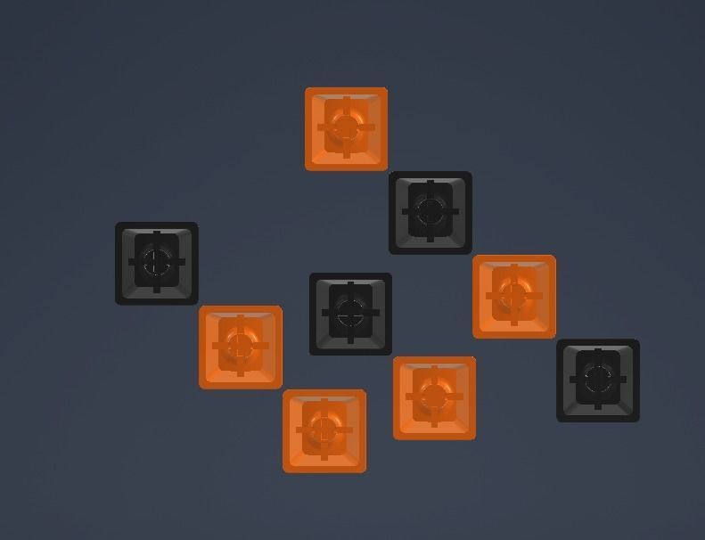 Keycaps from CSGO Counter Strike Global Offensive 3D print model_5