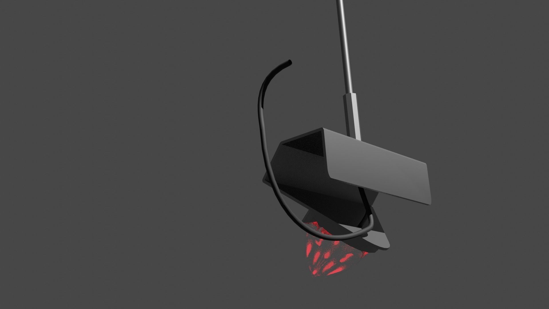 Antenna Bracket with Light 3D model_4