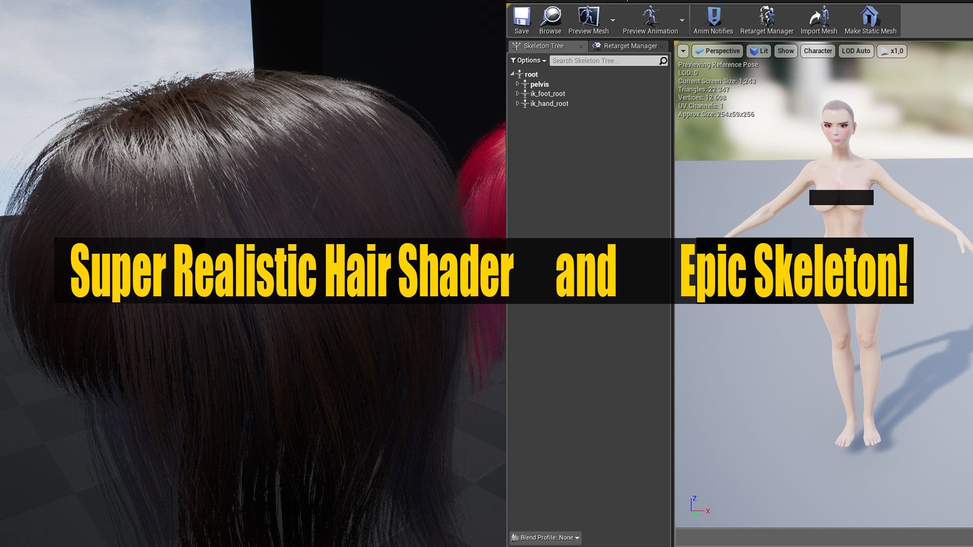 Shcool Girl GAME READY 3D Character Low-poly 3D model_28