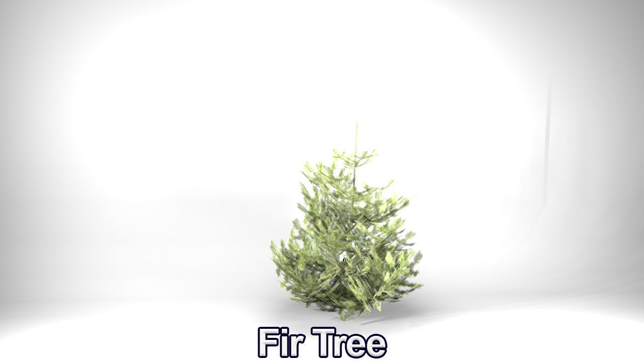 Five High Poly Trees Stellar Trees 2 3D model_7