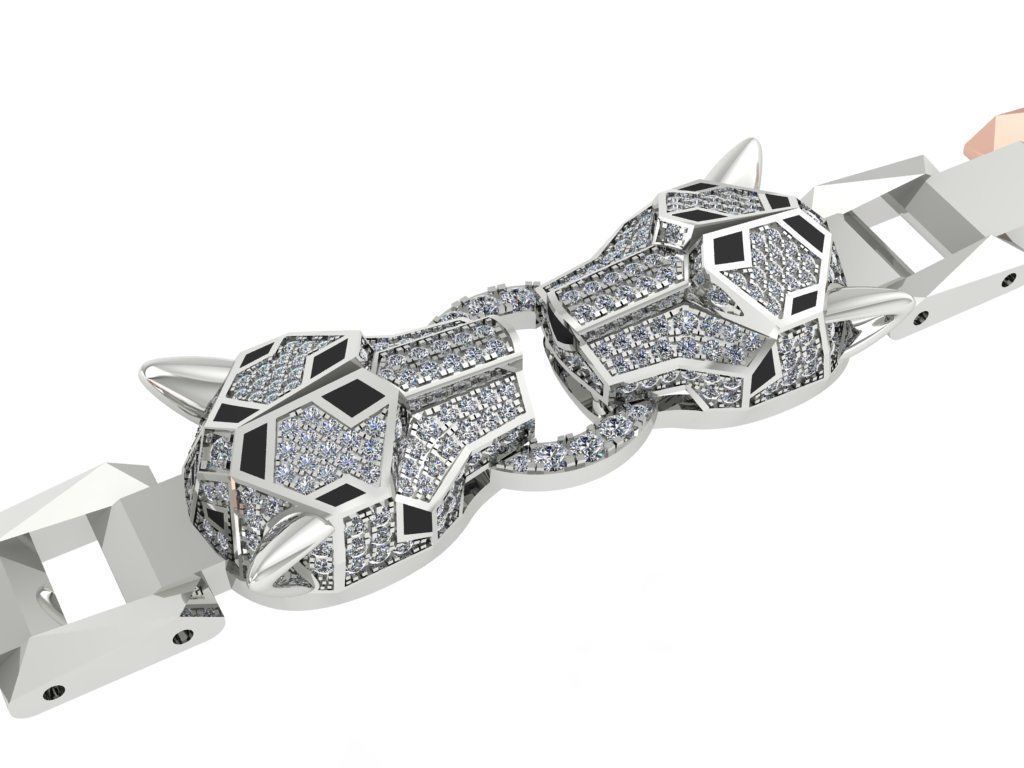 The PanTher Bracelet 3D print model_1