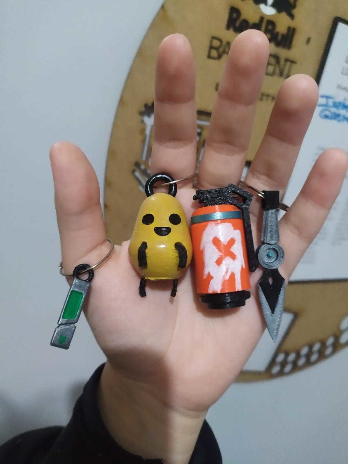 Keychains Buddy Pack from VALORANT game RIOT GAMES  3D print model_1