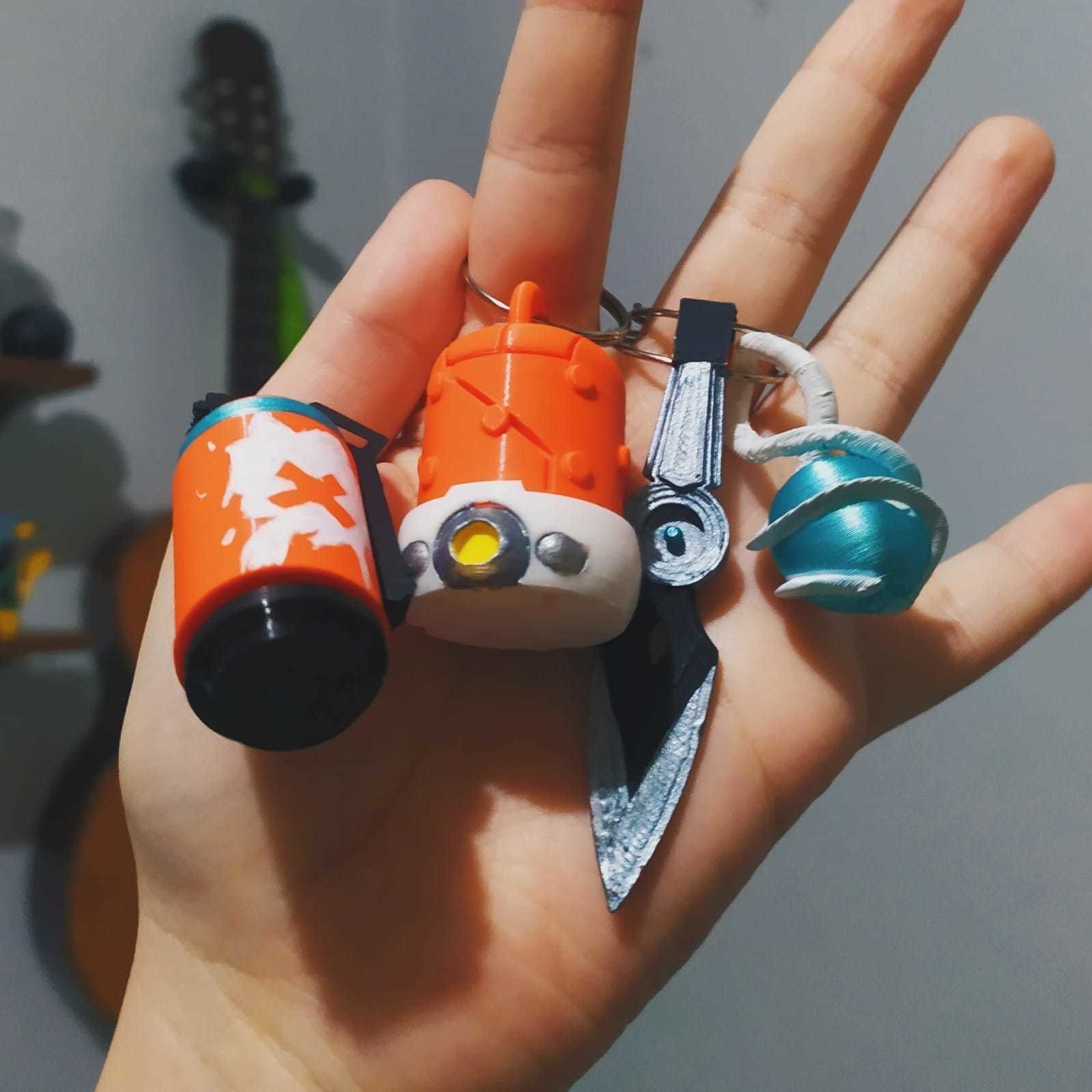 Keychains Buddy Pack from VALORANT game RIOT GAMES  3D print model_10