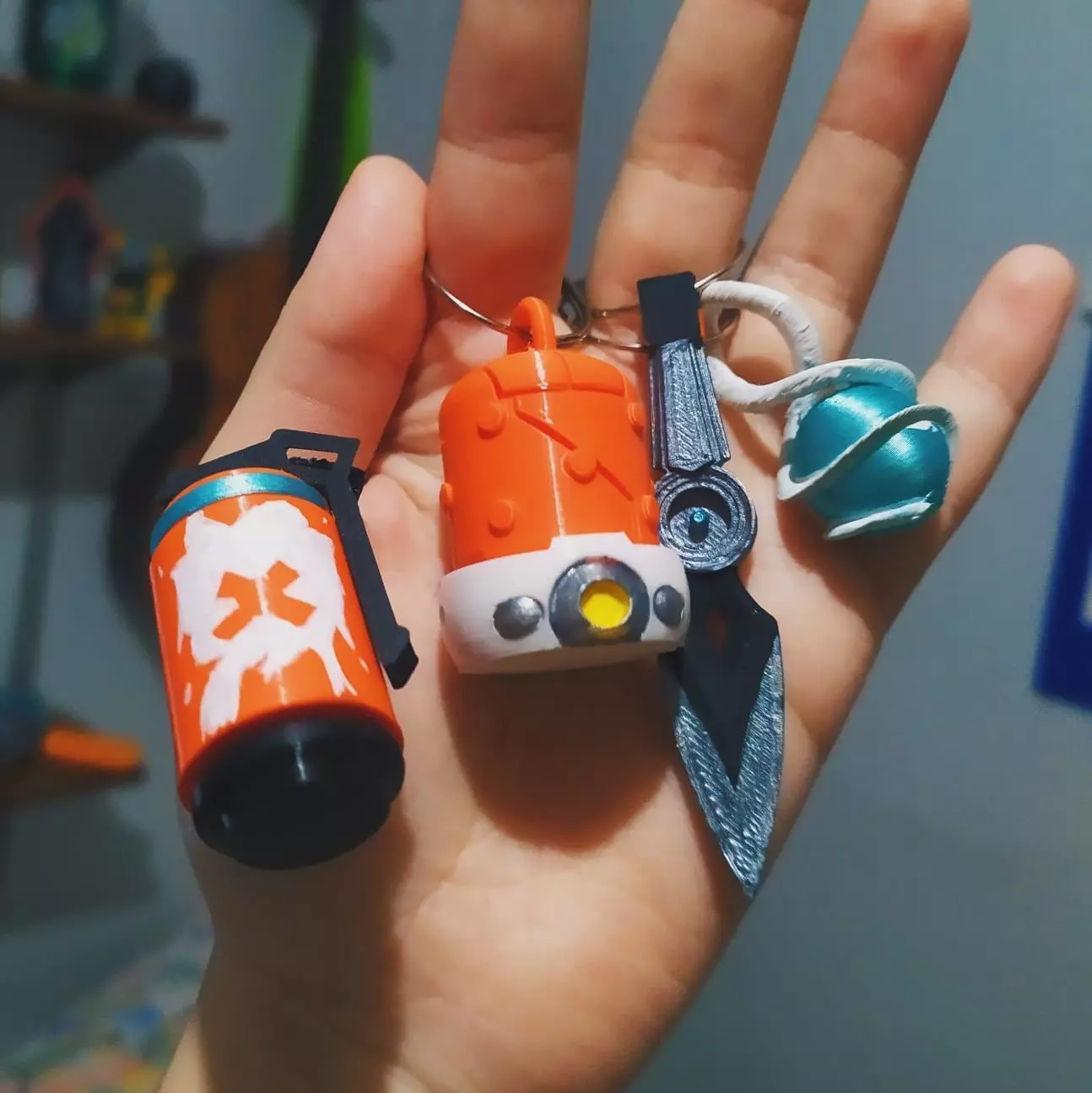 Keychains Buddy Pack from VALORANT game RIOT GAMES  3D print model_0