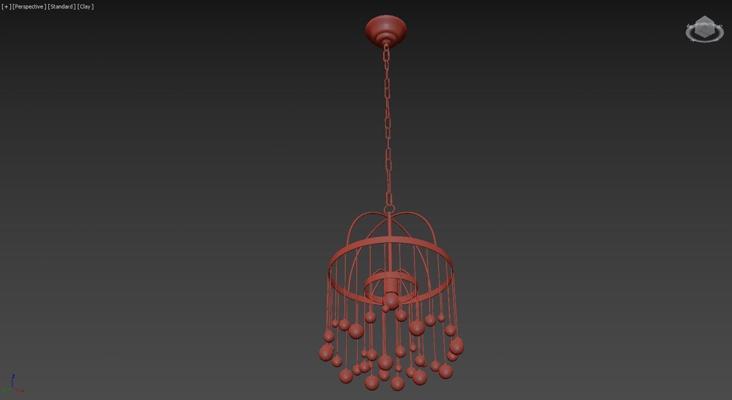Aubrey Pendant 3D model_12