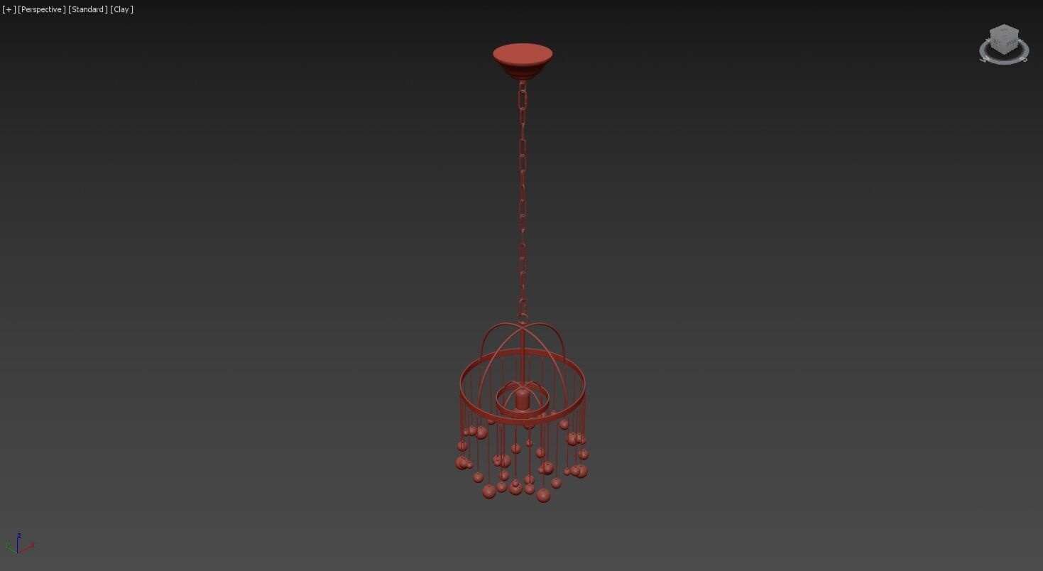 Aubrey Pendant 3D model_13
