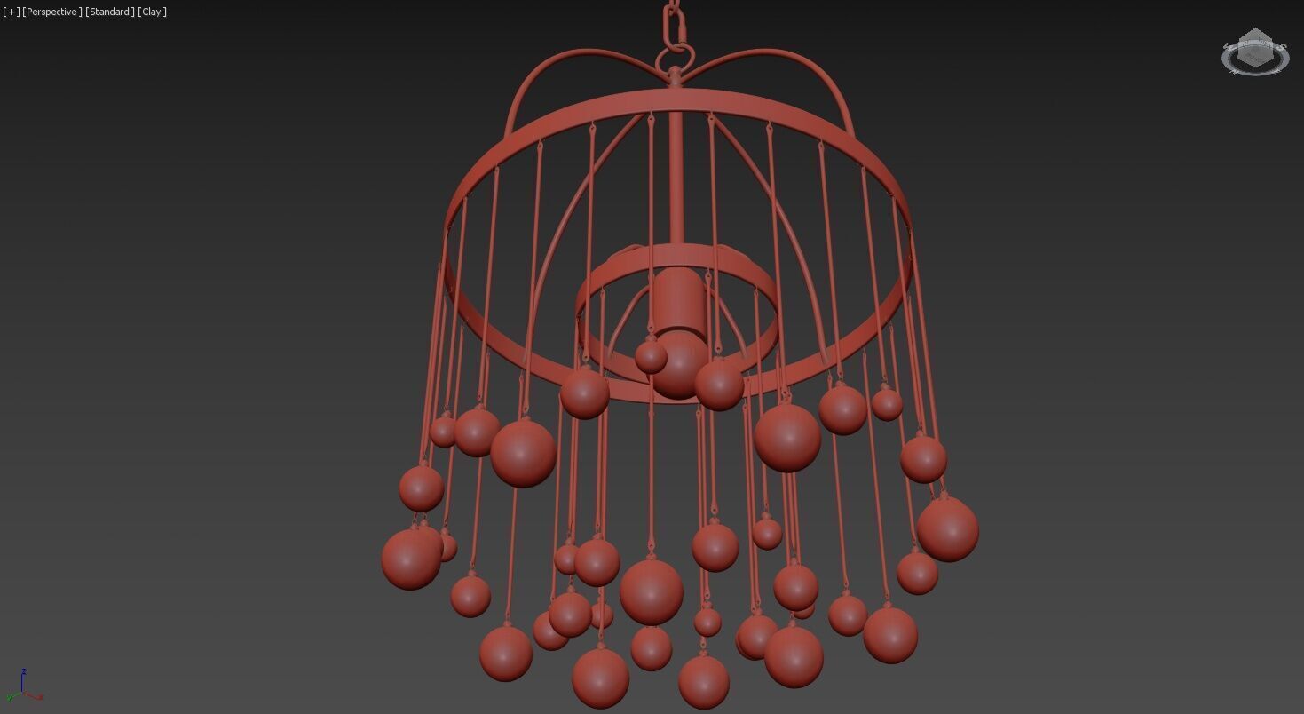 Aubrey Pendant 3D model_14