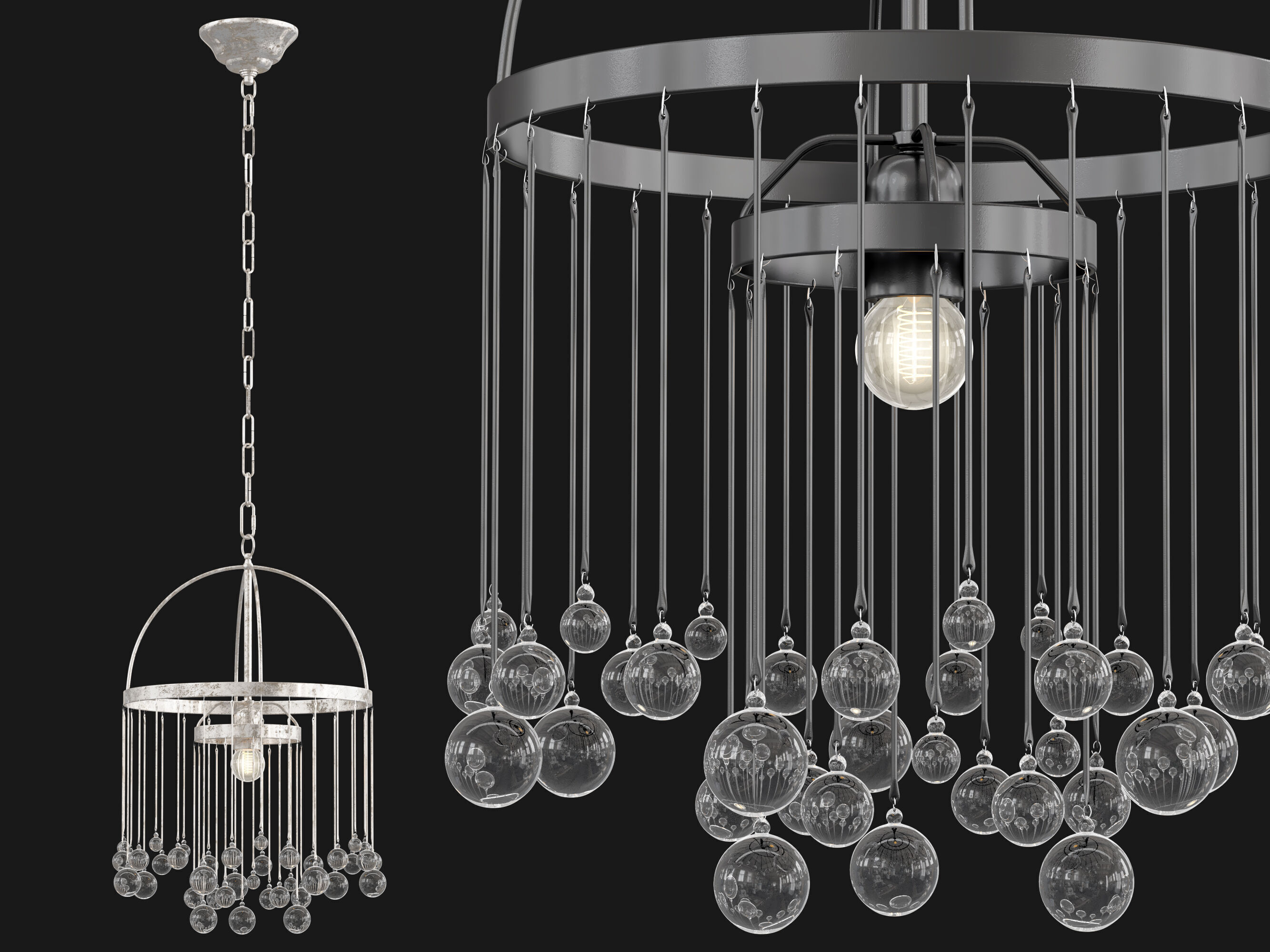 Aubrey Pendant 3D model_1