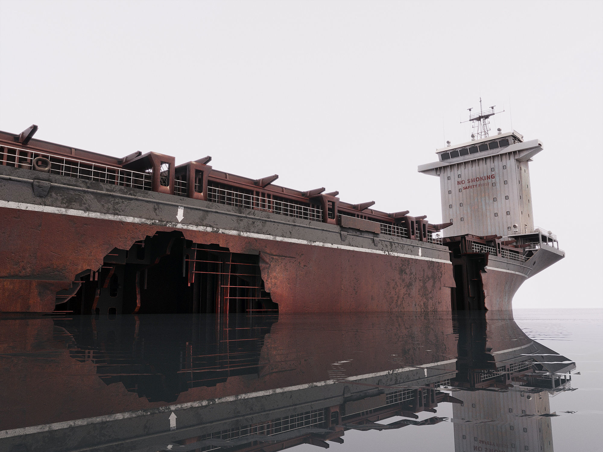 Shipwreck  Container Feeder  3D model_1