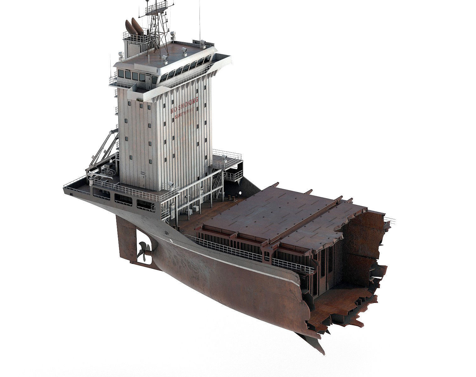 Shipwreck  Container Feeder  3D model_21