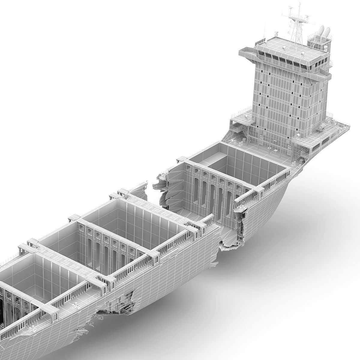 Shipwreck  Container Feeder  3D model_19