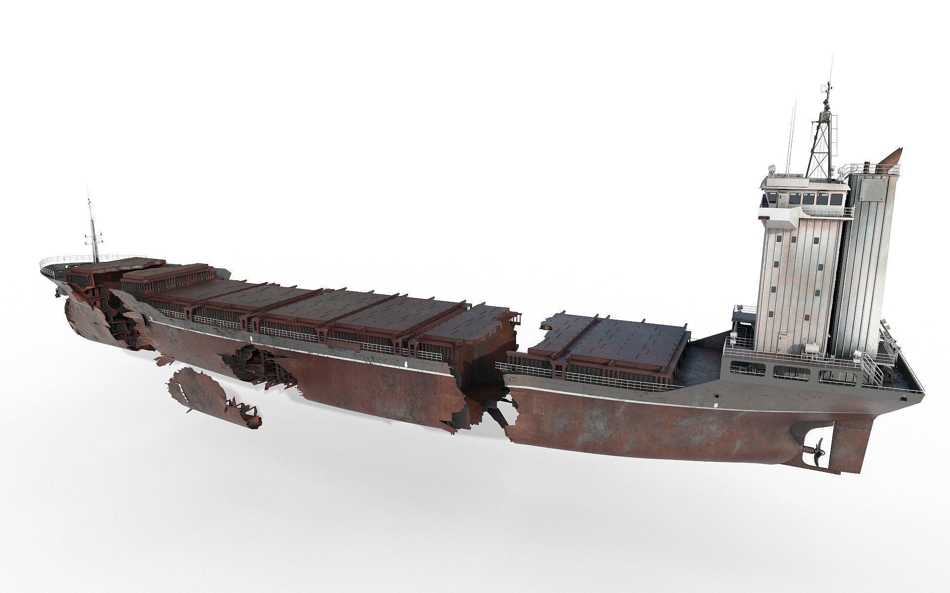 Shipwreck  Container Feeder  3D model_22