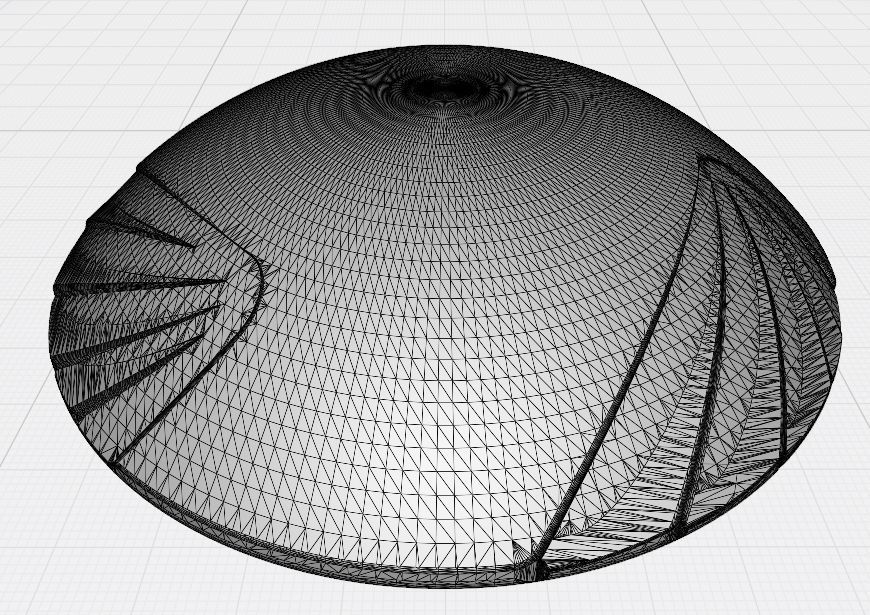 Glass suspended plafond for ceiling 3D model_5