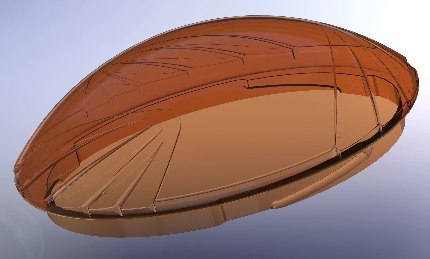 Glass suspended plafond for ceiling 3D model_2