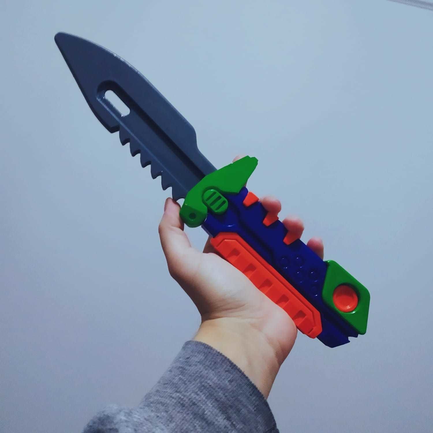 BLASTX VALORANT DAGGER 15 PARTS 3D print model_1