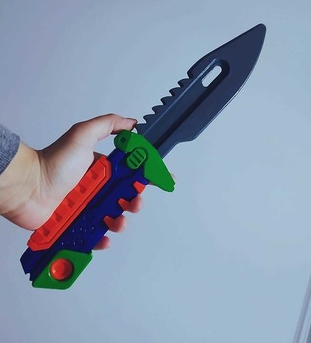 BLASTX VALORANT DAGGER 15 PARTS 3D print model