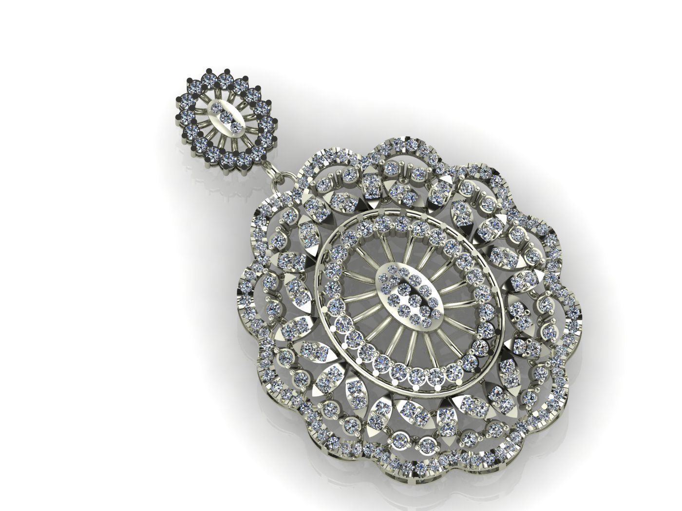 SS-PND-01 castle in sky 3D print model_1