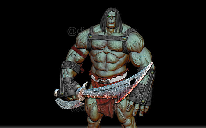 skaar hulk 3D print model