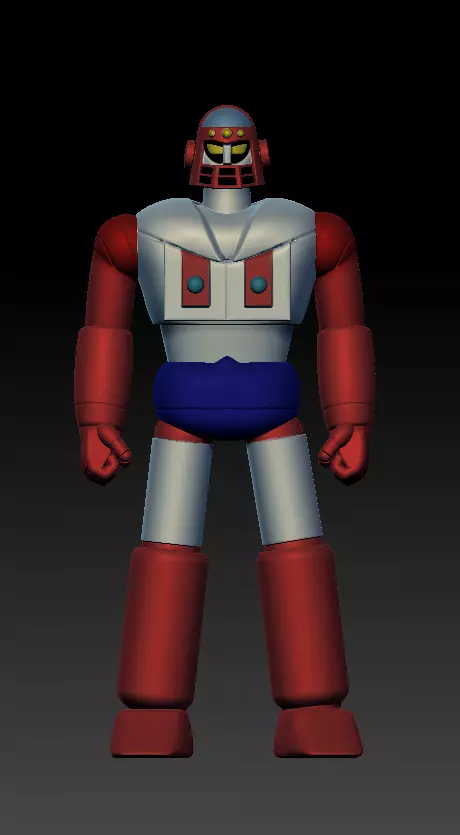 Gattaiger Robot and Ship 3D print model_0