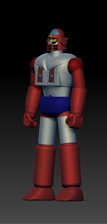 Gattaiger Robot and Ship 3D print model_1