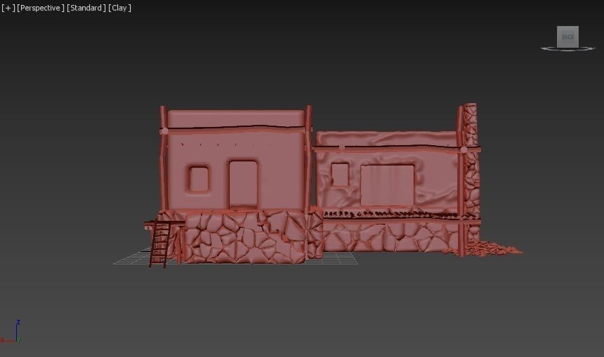 Afghan house 3 Free 3D model_6