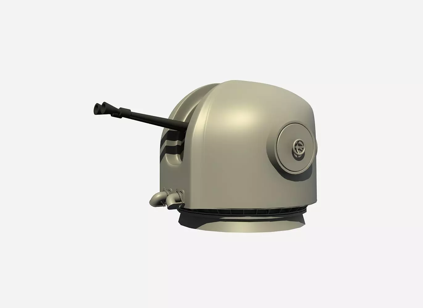 Otobreda 40 mm GUN 3D model
