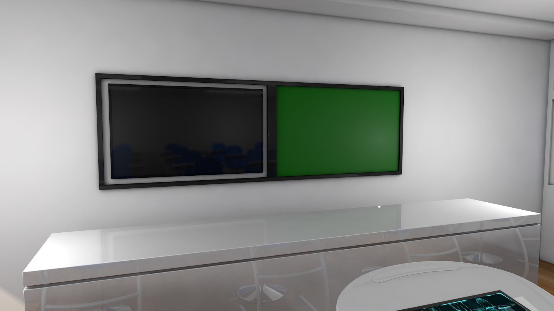 Class Room 3D model_12