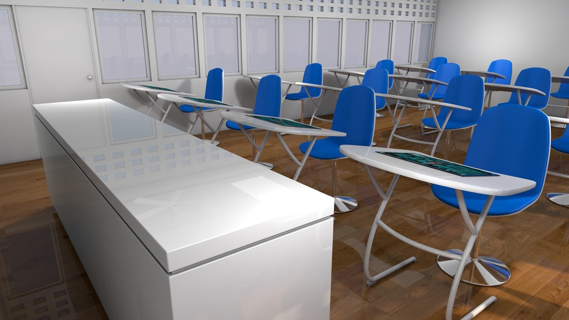 Class Room 3D model_1