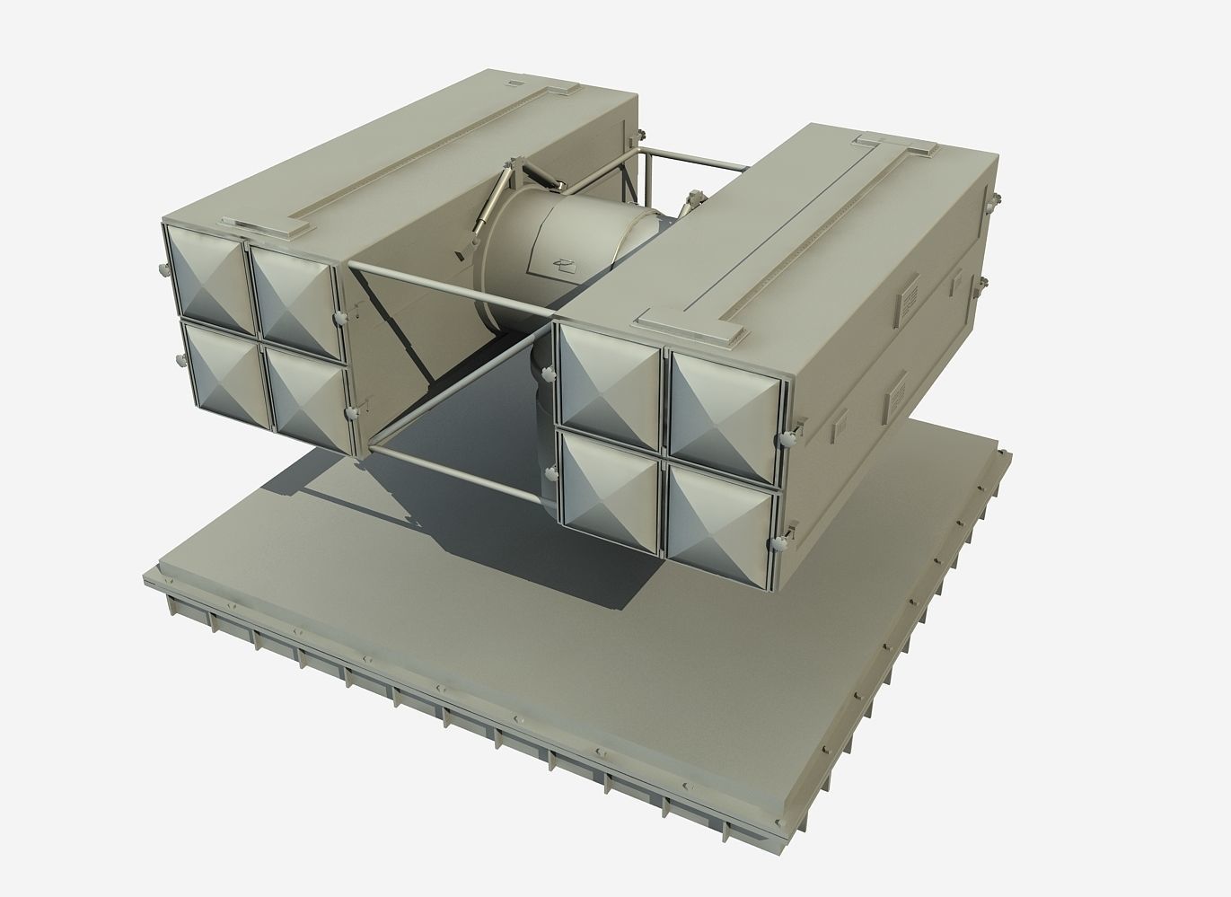 Sea Sparrow Missile 3D model_2