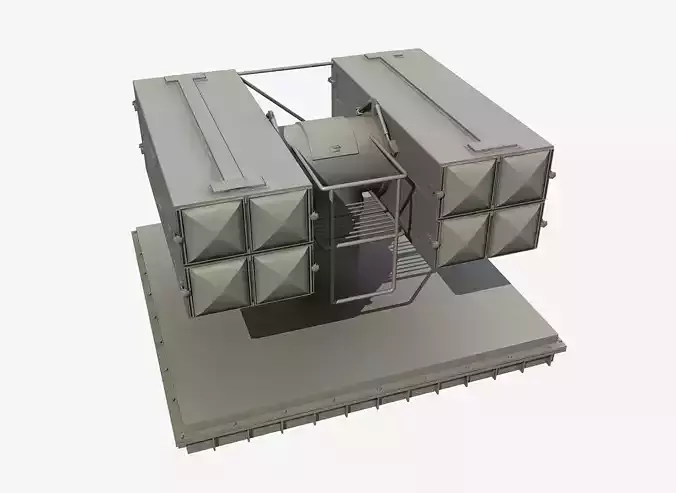 Sea Sparrow Missile 3D model