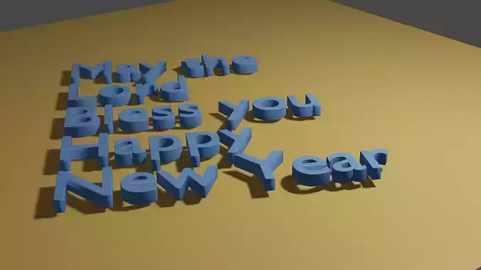 May the Lord bless Happy New year