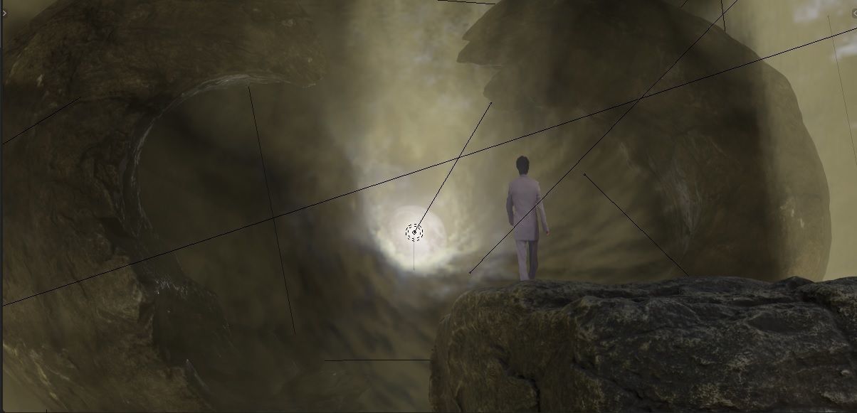 Parallel Worlds Low-poly 3D model_3